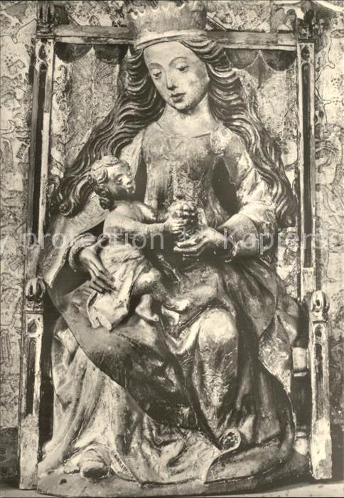 Stralsund Mecklenburg Vorpommern Sitzmadonna vom Schneideraltar