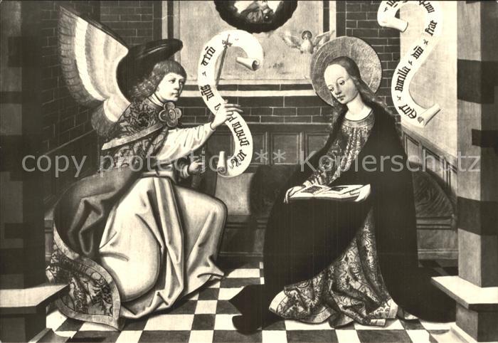 Parchim Mecklenburg-Vorpommern Marienaltar aus Luebeck Verkuendigung