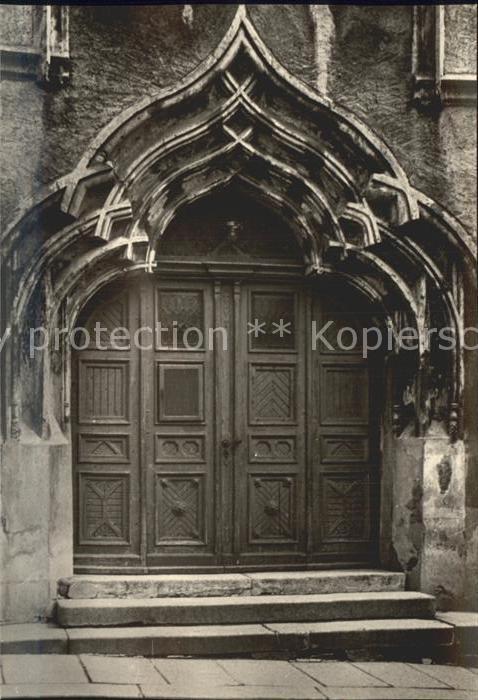 Marienberg Erzgebirge Portal der Stadtkirche