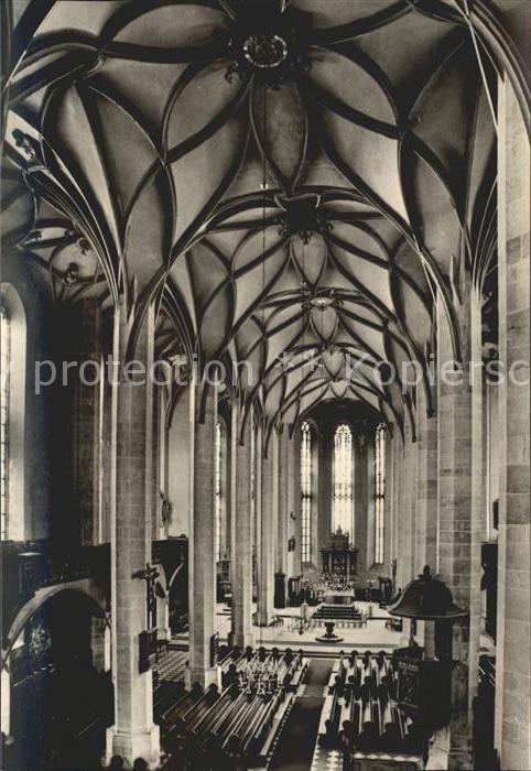 Annaberg-Buchholz Erzgebirge Sakt Annenkirche Kirchenschiff