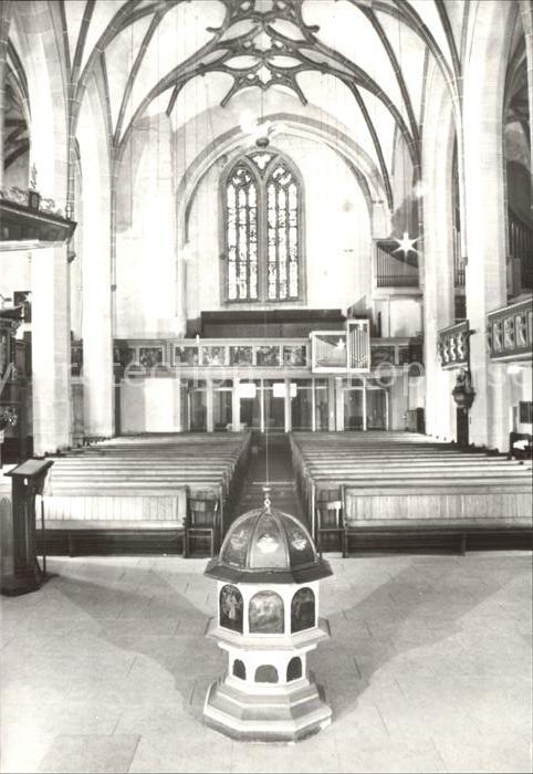 Schmalkalden Thueringen Stadtkirche Westansicht