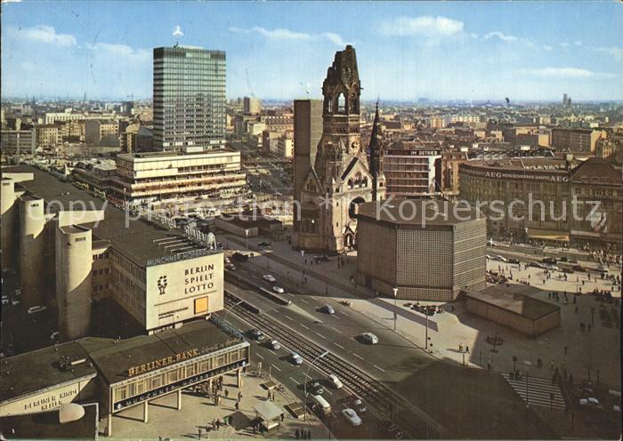 BERLIN  CITY Gedaechtniskirche und Europa Center