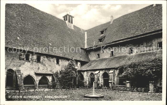 Alpirsbach Kloster Kreuzgarten