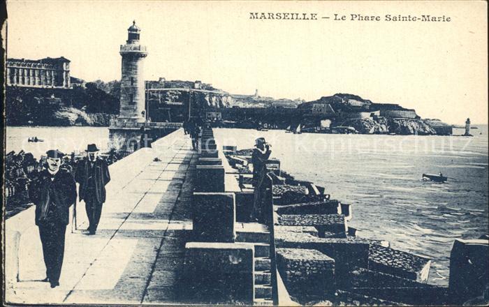 Marseille Bouches-du-Rhone Le Phare Sainte Marie