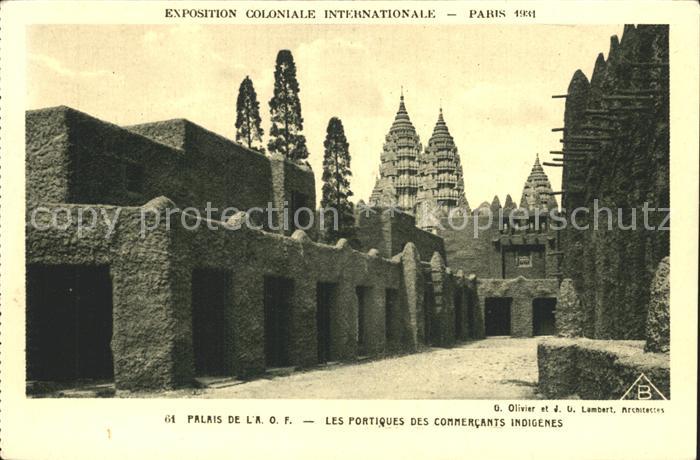 Paris Exposition Coloniale Internationale Palais Indigenes