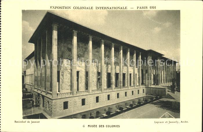 Paris Exposition Coloniale Internationale Musee des Colonies