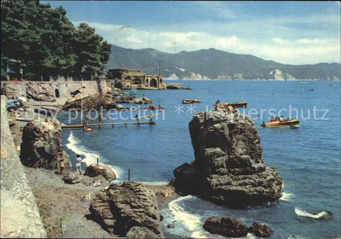 Santa Margherita Ligure Strand Felsen