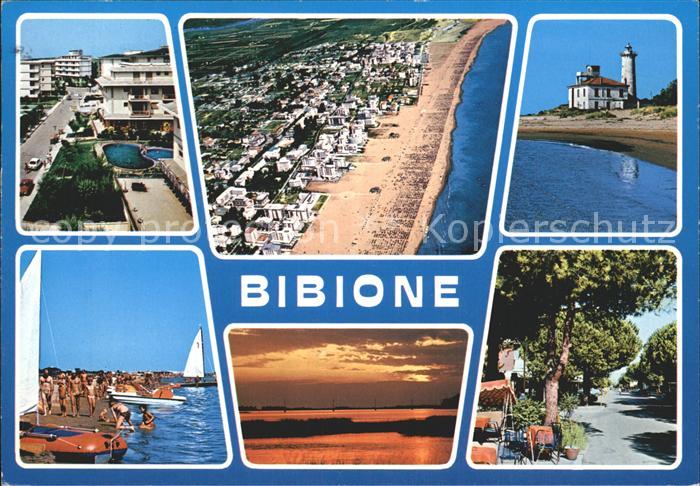 Bibione Strand Fliegeraufnahme