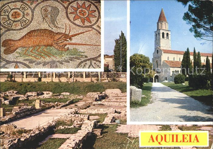 Aquileia Aquileja Mosaico L Aragosta