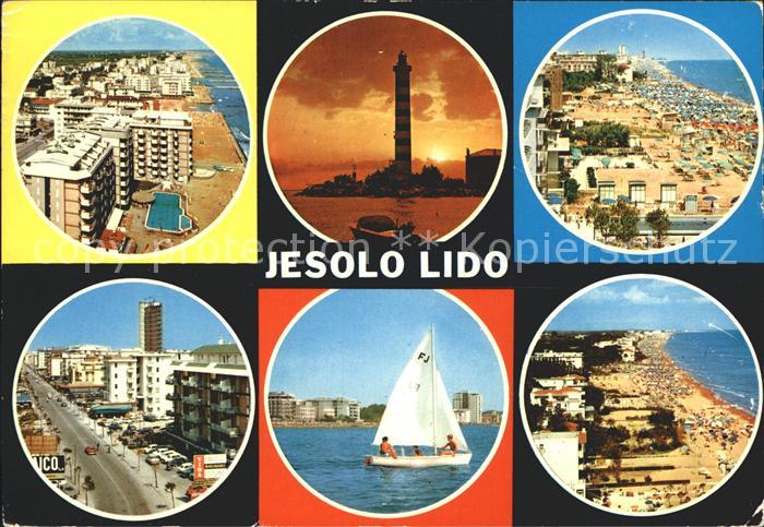 Jesolo Lido Straende und Strasse