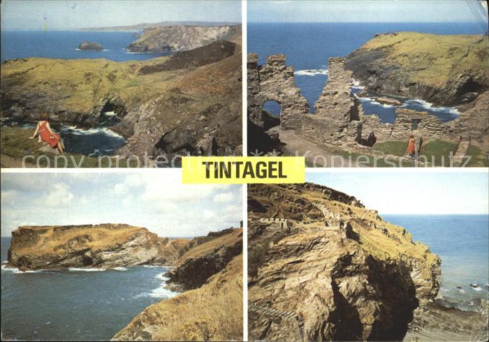 Tintagel Felsen am Meer
