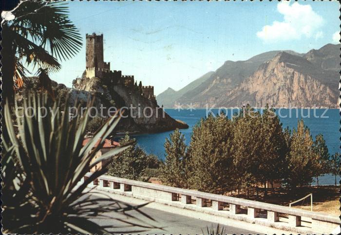 Malcesine Lago di Garda Gardasee mit Schloss