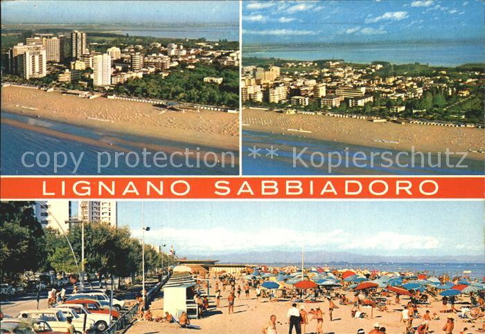 Lignano Sabbiadoro Fliegeraufnahme Strand