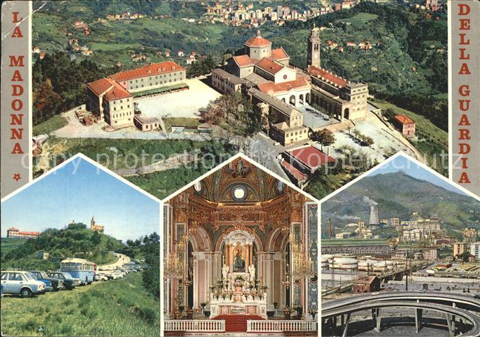 Genova Genua Liguria Fliegeraufnahme Basilica della Guardia