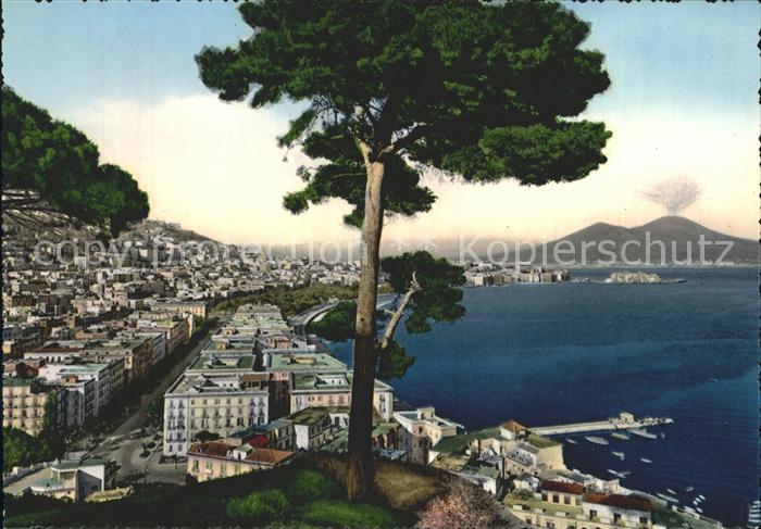 Napoli Neapel mit Vesuv