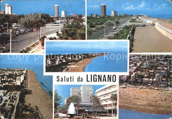 Lignano Fliegeraufnahme Strand