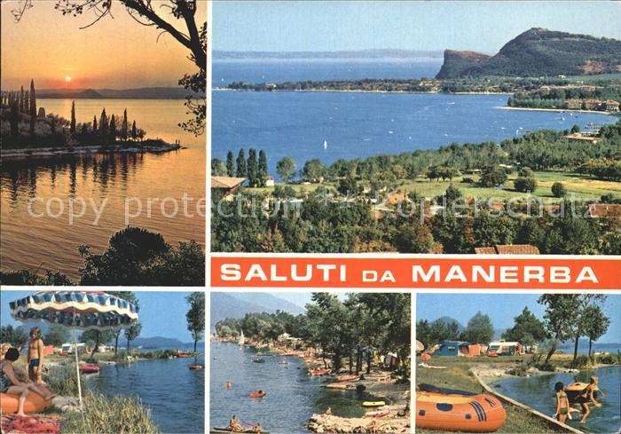 Manerba del Garda Fliegeraufnahme Strand