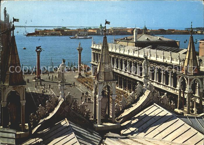 Venezia Venedig Piazzetta S. Marco e Libreria