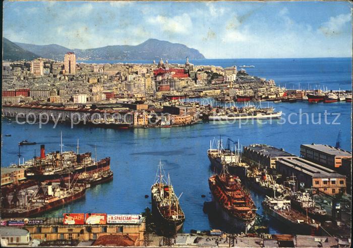 Genova Genua Liguria mit Hafen