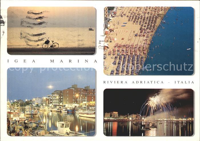 Igea Marina Fliegeraufnahme Strand Hafen