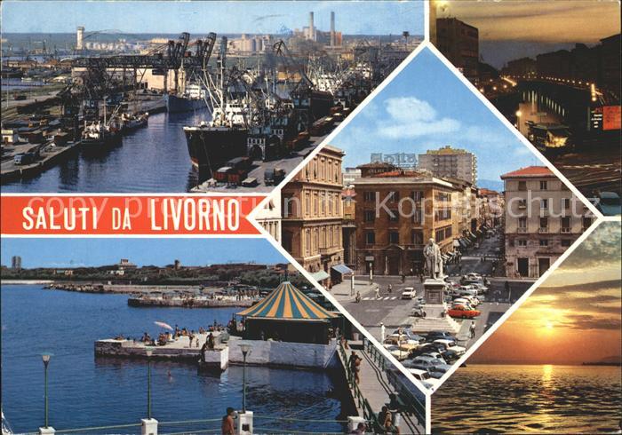 Livorno Hafen Strassenpartie