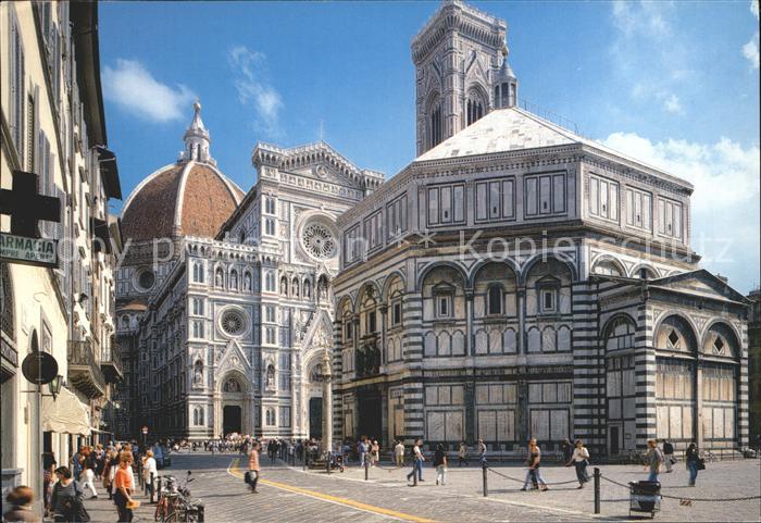 Firenze Florenz Kathedrale und Giotto Turm