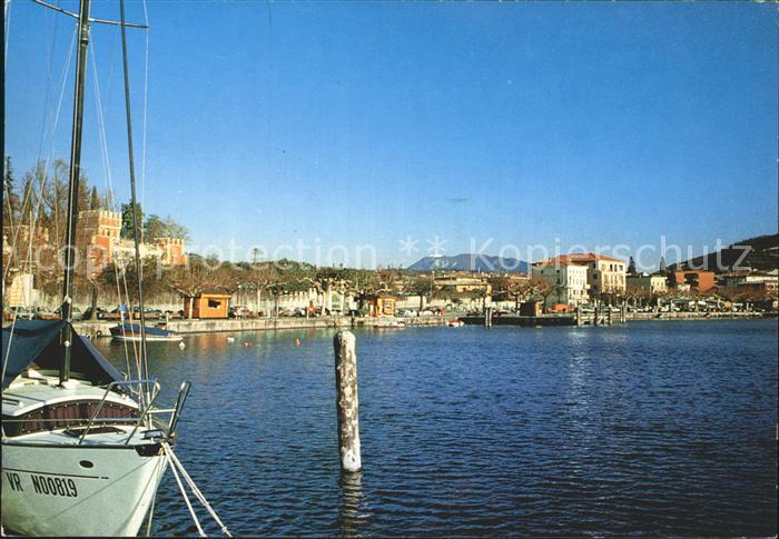 Garda Lago di Garda Hafen Segelboot Gardasee