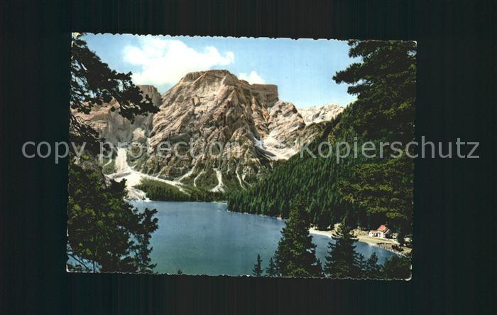 Prags Pragser Wildsee Lago di Braies Croda del Beco
