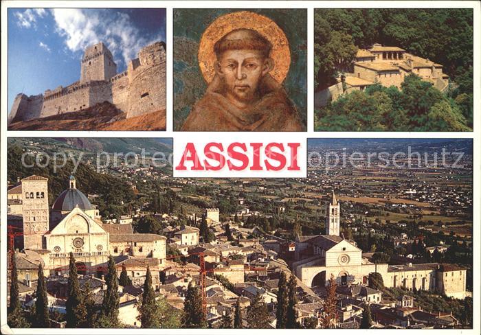 Assisi Umbria Panorama Basilika Kirche Kloster Hl. Franziskus