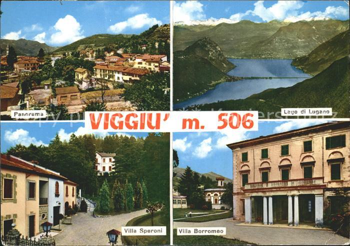 Viggiu Panorama Lago di Lugano Villa Borromeo Villa Speroni