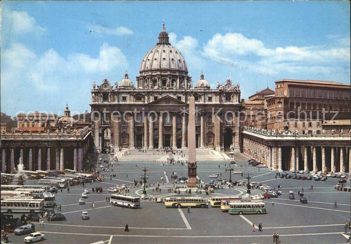 Vatikanstadt Citta del Vaticano Piazza e Basilica di San Pietro