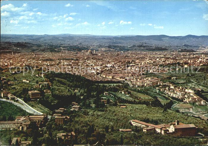 Fiesole Panorama di Firenze veduta aerea