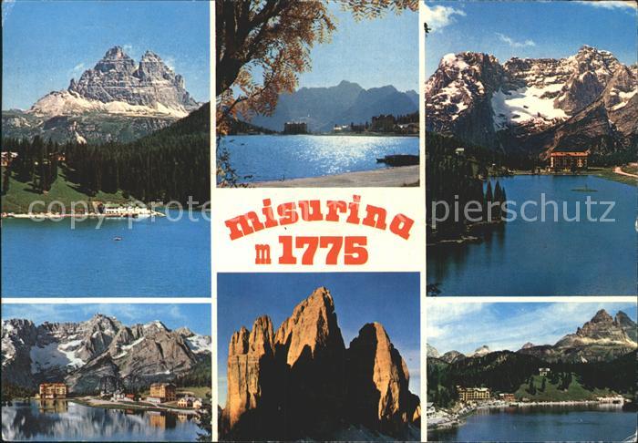 Auronzo di Cadore Lago di Misurina Dolomiti See Dolomiten Gebirgspanorama