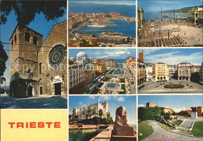 Trieste Cattedrale di San Giusto Porto Piazza Canale Castello Colle