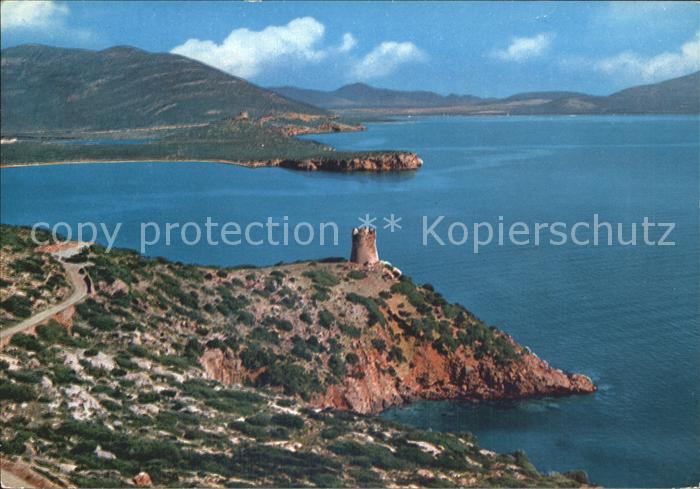Alghero Porto Conte Torre del Saraceno Hafen Turm