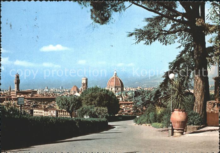 Firenze Florenz Veduta dal Viale dei Colli