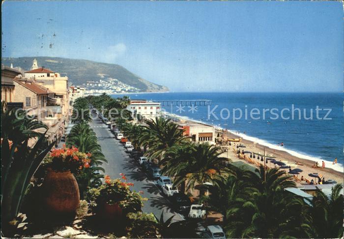 Pietra Ligure Passeggiata a mare Strand Promenade