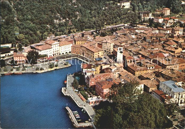 Riva del Garda Porto veduta aerea Hafen Gardasee Fliegeraufnahme