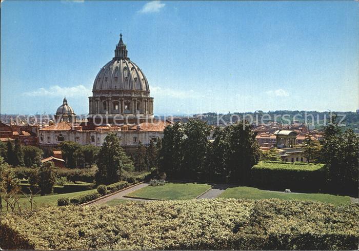 Roma Rom Citta del Vaticano Giardini Cupola di Basilica San Pietro Gaerten Peter