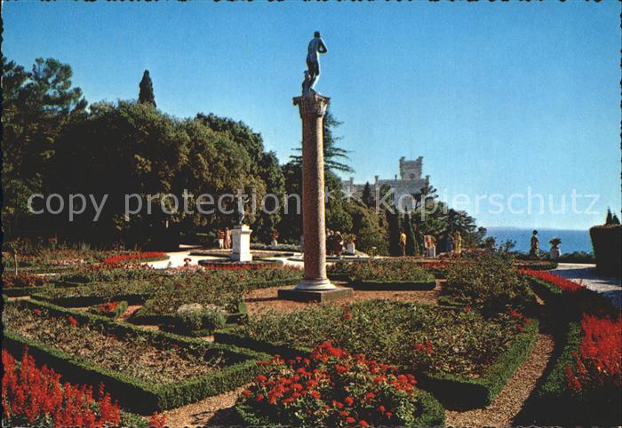 Trieste Castello di Miramare Il Parco Schloss Park Denkmal