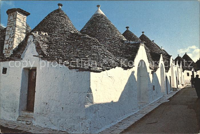 Alberobello Trulli Zona Monti Rundhaeuser