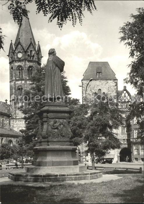 Eisenach Thueringen Lutherdenkmal Platz der Deutsch Sowjetischen Freundschaft