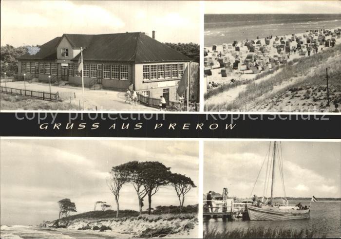 Prerow Ostseebad HOG Duenenhaus Strand Kueste Bootsanleger