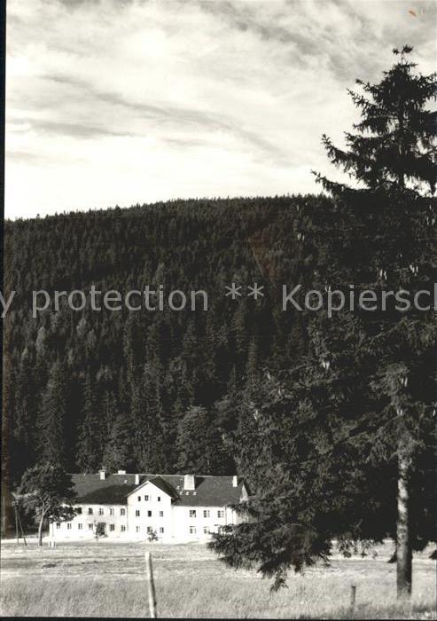 Schoenfeld Erzgebirge Ferienheim Gaststaette des Reichsbahnamtes Dresden