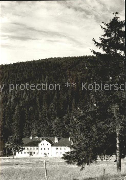 Schoenfeld Erzgebirge Ferienheim Gaststaette des Reichsbahnamtes Dresden