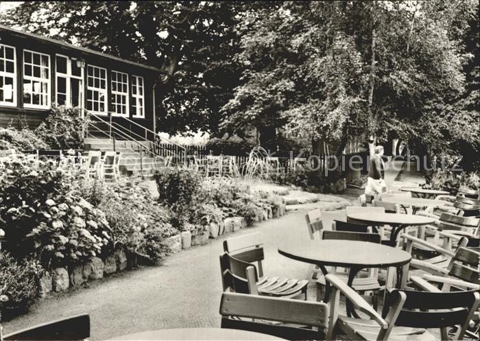 Bansin Ostseebad Forsthaus Fangel Gasthaus Terrasse