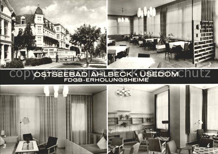 Ahlbeck Ostseebad FDGB Erholungsheime