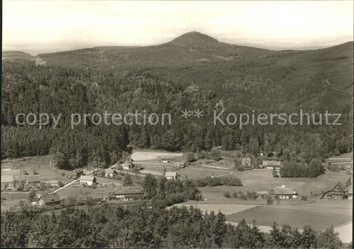 Jonsdorf Panorama Blick vom Jonsberg Zittauer Gebirge