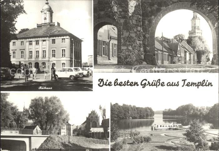 Templin Rathaus Schultor Partie am See