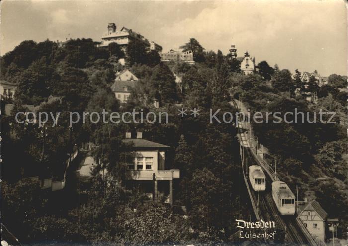 DRESDEN Elbe Restaurant Luisenhof Bergbahn